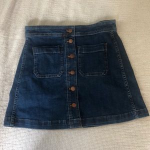 NWT Denim Madewell Skirt